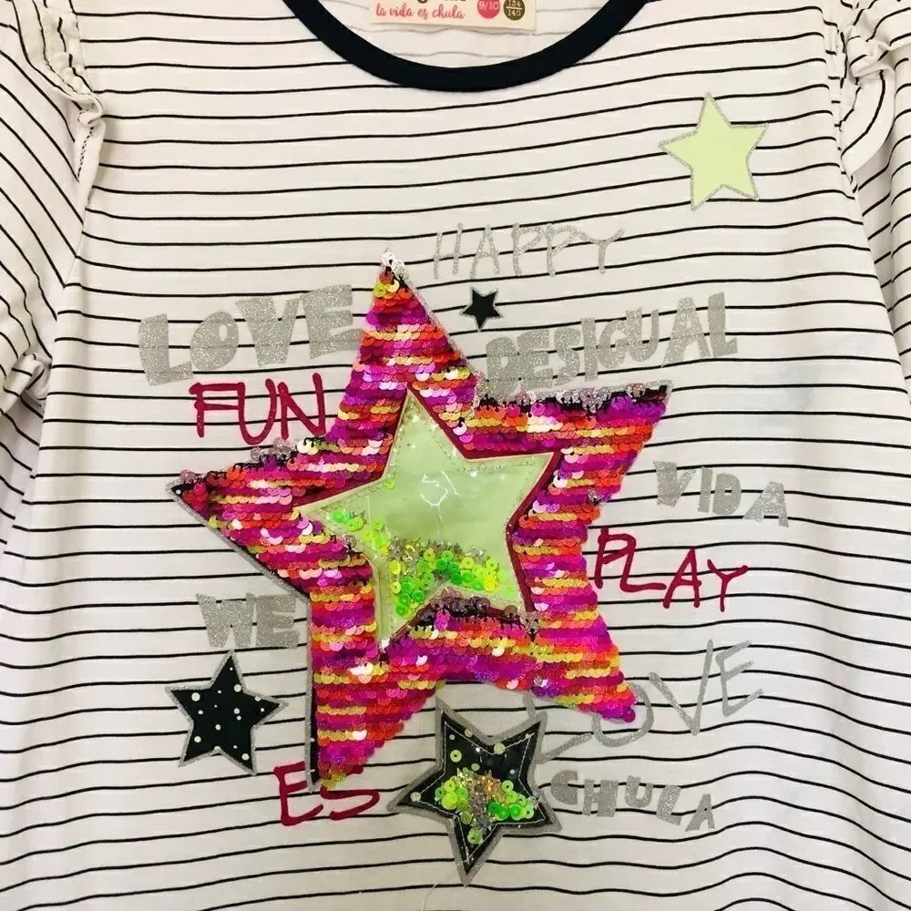 ‎Desigual Tunez Star Flip Sequins Dress (Girls)